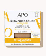 Shampoing solide cheveux sec APO