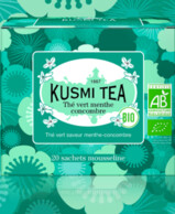 Kusmi Tea Thé vert menthe concombre 20 sachets
