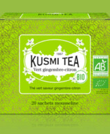 Kusmi Tea vert gingembre-citron 20 sachets